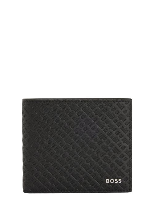 Wallet with monogram structure BOSS | 50548798 ZAIR_ML_8CC.001